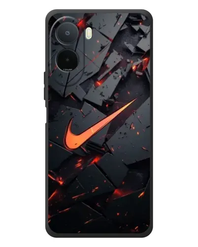 Чехол для Xiaomi Poco C81 Pro с картинкой «Nike — эффект разломов» Чехол для Xiaomi Poco C81 Pro с картинкой «Nike — эффект разломов»