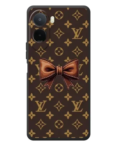 Чехол для Xiaomi Poco C81 Pro с картинкой «LV с бантом»