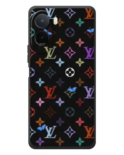 Чехол для Xiaomi Poco C81 Pro с картинкой «Цветная монограмма LV»