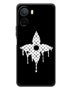 Чехол для Xiaomi Poco C81 Pro с картинкой «Цветочная монограмма»