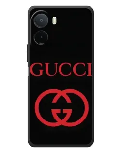 Чохол для Xiaomi Poco C81 Pro з картинкою «Gucci — червоний логотип»