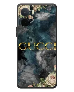 Чохол для Xiaomi Poco C81 Pro з картинкою «Абстрактні квіти Gucci»