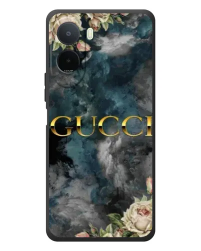 Чохол для Xiaomi Poco C81 Pro з картинкою «Абстрактні квіти Gucci» Чохол для Xiaomi Poco C81 Pro з картинкою «Абстрактні квіти Gucci»