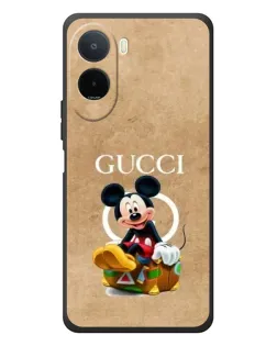 Чохол для Xiaomi Poco C81 Pro з картинкою «Міккі Маус Gucci — крафт»