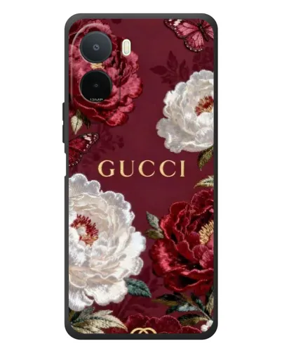 Чехол для Xiaomi Poco C81 Pro с картинкой «Gucci — бордовые розы» Чехол для Xiaomi Poco C81 Pro с картинкой «Gucci — бордовые розы»