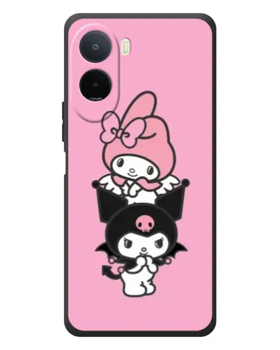 Чехол для Xiaomi Poco C81 Pro с картинкой «My Melody и Kuromi»