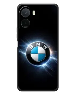 Чехол для Xiaomi Poco C81 Pro с картинкой «BMW — неоновое сияние»