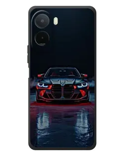 Чехол для Xiaomi Poco C81 Pro с картинкой «BMW на мокрой дороге»