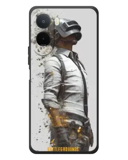 Чехол для Xiaomi Poco C81 Pro с картинкой «PUBG — боец в пыли»