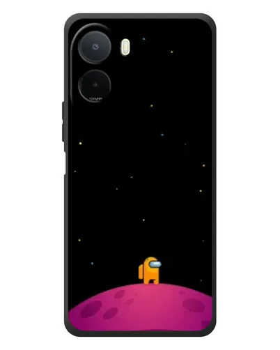 Чехол для Xiaomi Poco C81 Pro с картинкой «Одинокий герой на планете»