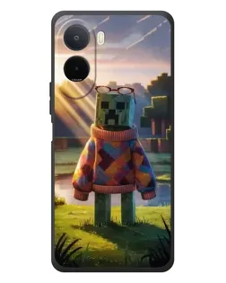 Чехол для Xiaomi Poco C81 Pro с картинкой «Крипер в свитере»