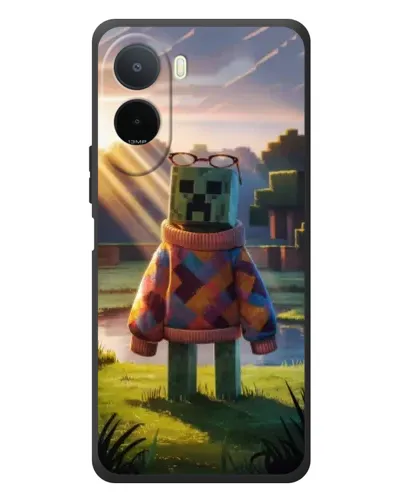 Чехол для Xiaomi Poco C81 Pro с картинкой «Крипер в свитере»