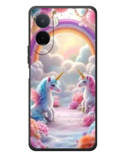 Чехол для Xiaomi Poco C81 Pro с картинкой «Радуга и единороги» Чехол для Xiaomi Poco C81 Pro с картинкой «Радуга и единороги»