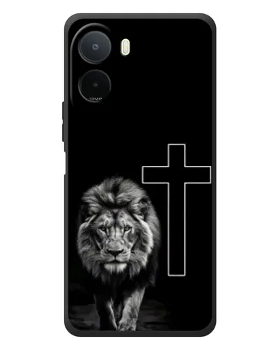 Чехол для Xiaomi Poco C81 Pro с картинкой «Лев и Крест»