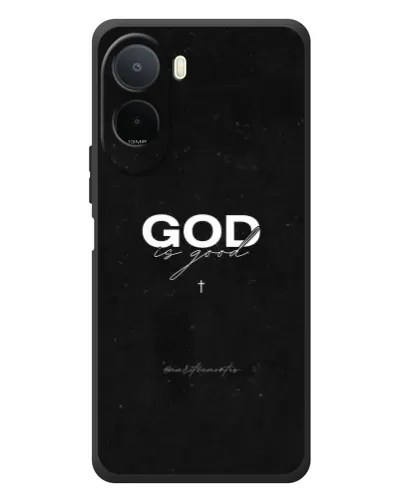 Чехол для Xiaomi Poco C81 Pro с картинкой «GOD — Бог над всем»