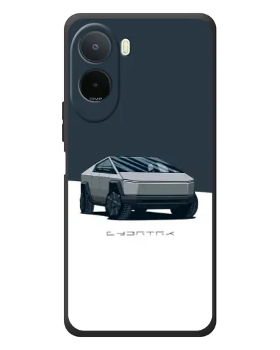 Чехол для Xiaomi Poco C81 Pro с картинкой «Серебристый Cybertruck Tesla» Чехол для Xiaomi Poco C81 Pro с картинкой «Серебристый Cybertruck Tesla»
