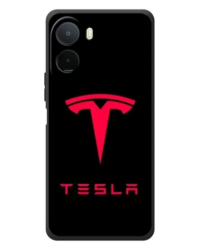 Чехол для Xiaomi Poco C81 Pro с картинкой «Tesla Red Logo» Чехол для Xiaomi Poco C81 Pro с картинкой «Tesla Red Logo»