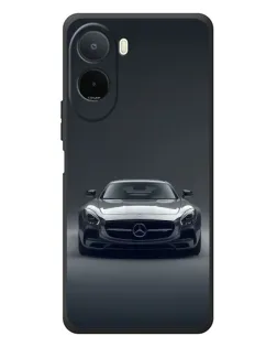 Чехол для Xiaomi Poco C81 Pro с картинкой «Mercedes на черном»