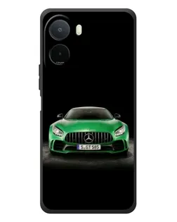 Чехол для Xiaomi Poco C81 Pro с картинкой «Mercedes — неоновый лого»