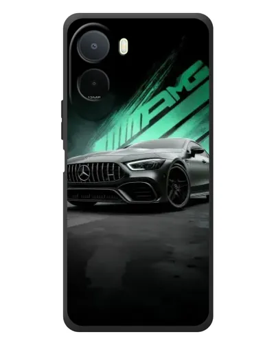 Чехол для Xiaomi Poco C81 Pro с картинкой «Темный Mercedes AMG»
