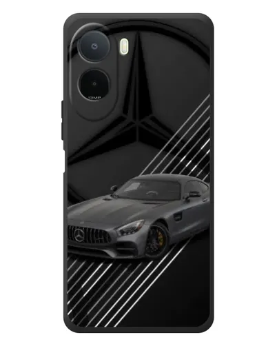 Чехол для Xiaomi Poco C81 Pro с картинкой «Mercedes AMG — графика»