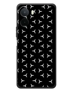 Чехол для Xiaomi Poco C81 Pro с картинкой «Mercedes паттерн звезд»