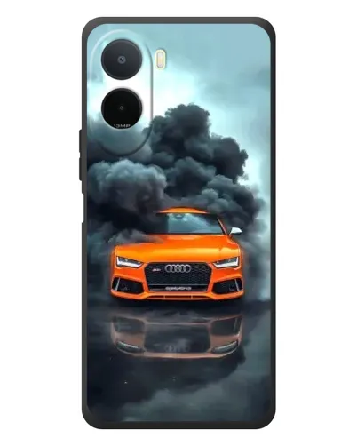 Чехол для Xiaomi Poco C81 Pro с картинкой «Audi в облаках дыма» Чехол для Xiaomi Poco C81 Pro с картинкой «Audi в облаках дыма»