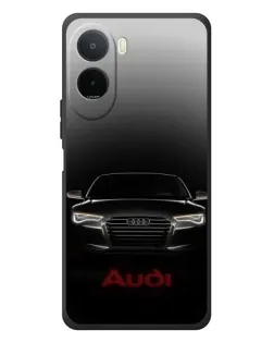 Чехол для Xiaomi Poco C81 Pro с картинкой «Audi — градиентный контур»