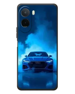 Чехол для Xiaomi Poco C81 Pro с картинкой «Audi — голубая энергия»