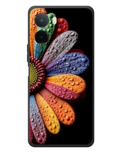 Чохол для Xiaomi Poco C81 Pro з картинкою «Райдужна квітка»