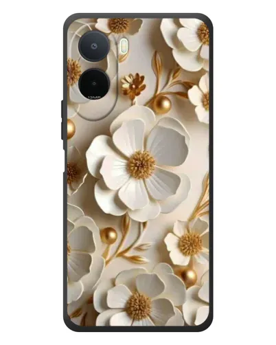 Чохол для Xiaomi Poco C81 Pro з картинкою «Білі паперові квіти»