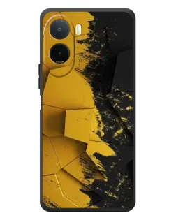 Чехол для Xiaomi Poco C81 Pro с картинкой «Золотые осколки геометрии»
