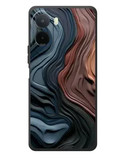 Чехол для Xiaomi Poco C81 Pro с картинкой «Цветные волны каньона»