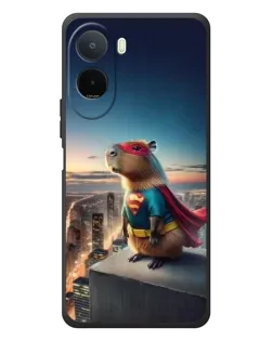Чехол для Xiaomi Poco C81 Pro с картинкой «Капи-мен супергерой»
