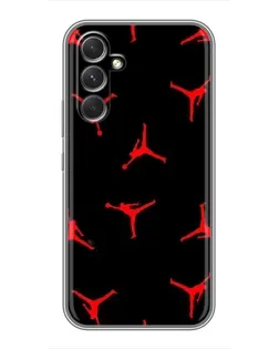 Чехол для Xiaomi Poco C81 с картинкой «Jordan Red Pattern»