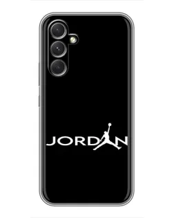 Чехол для Xiaomi Poco C81 с картинкой «Jordan White Logo»