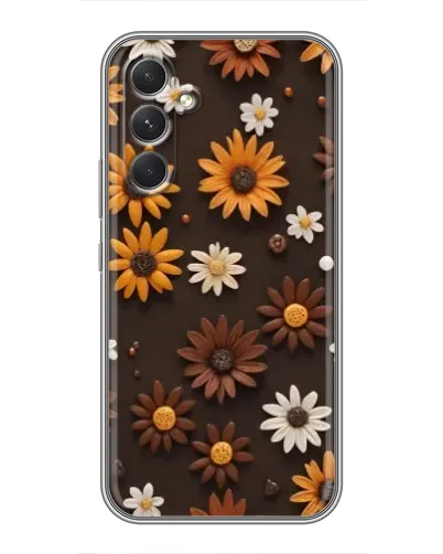 Чехол для Xiaomi Poco C81 с картинкой «Узор из маленьких подсолнухов» Чехол для Xiaomi Poco C81 с картинкой «Узор из маленьких подсолнухов»