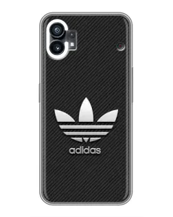 Чохол для Xiaomi Poco C81x з картинкою «Adidas Карбонова текстура»