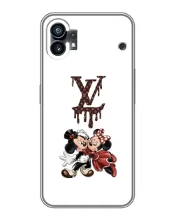 Чехол для Xiaomi Poco C81x с картинкой «LV и Микки Маус»