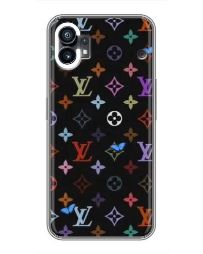 Чехол для Xiaomi Poco C81x с картинкой «Цветная монограмма LV»