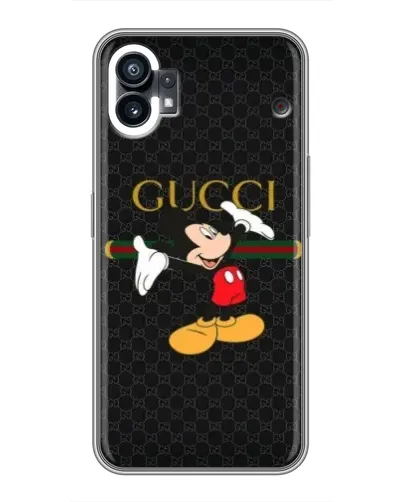 Чехол для Xiaomi Poco C81x с картинкой «Микки Маус Gucci»