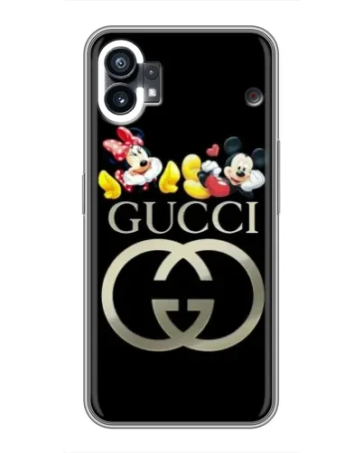 Чехол для Xiaomi Poco C81x с картинкой «Gucci — герои Disney»
