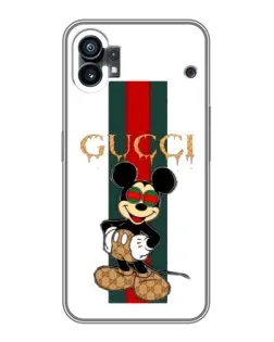 Чехол для Xiaomi Poco C81x с картинкой «Микки Маус Gucci — полосы» Чехол для Xiaomi Poco C81x с картинкой «Микки Маус Gucci — полосы»