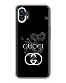 Чехол для Xiaomi Poco C81x с картинкой «Gucci — серебряная змея» Чехол для Xiaomi Poco C81x с картинкой «Gucci — серебряная змея»