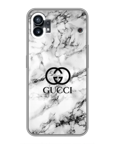 Чехол для Xiaomi Poco C81x с картинкой «Gucci — мраморный шик»