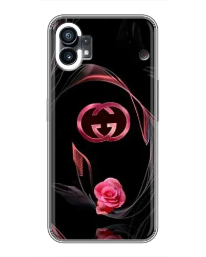 Чехол для Xiaomi Poco C81x с картинкой «Gucci — неоновая роза»