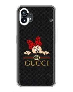 Чехол для Xiaomi Poco C81x с картинкой «Минни Маус Gucci — черный» Чехол для Xiaomi Poco C81x с картинкой «Минни Маус Gucci — черный»