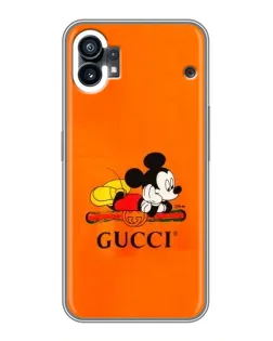 Чехол для Xiaomi Poco C81x с картинкой «Микки Маус Gucci — оранж» Чехол для Xiaomi Poco C81x с картинкой «Микки Маус Gucci — оранж»