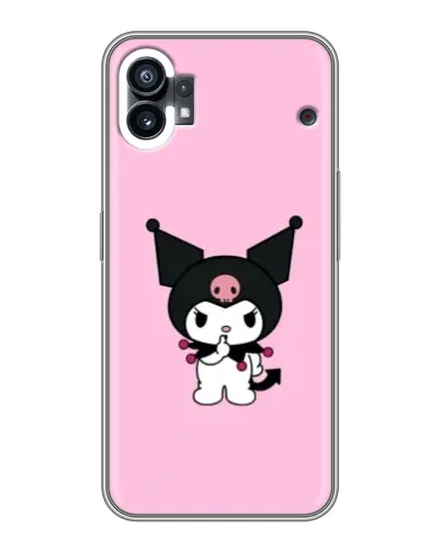 Чехол для Xiaomi Poco C81x с картинкой «Kuromi — розовая нежность»