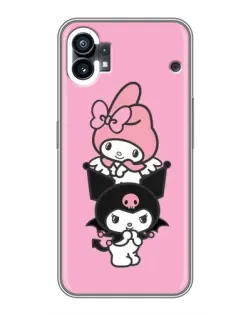 Чехол для Xiaomi Poco C81x с картинкой «My Melody и Kuromi» Чехол для Xiaomi Poco C81x с картинкой «My Melody и Kuromi»